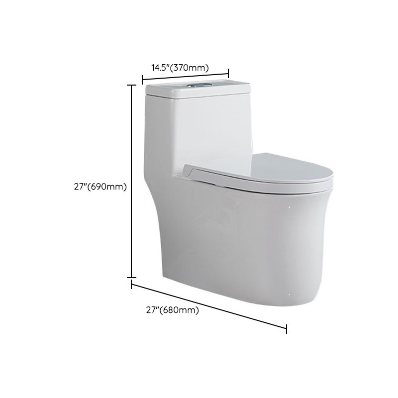 Traditional All-In-One Flush Toilet Floor Mounted Urine Toilet for Bathroom