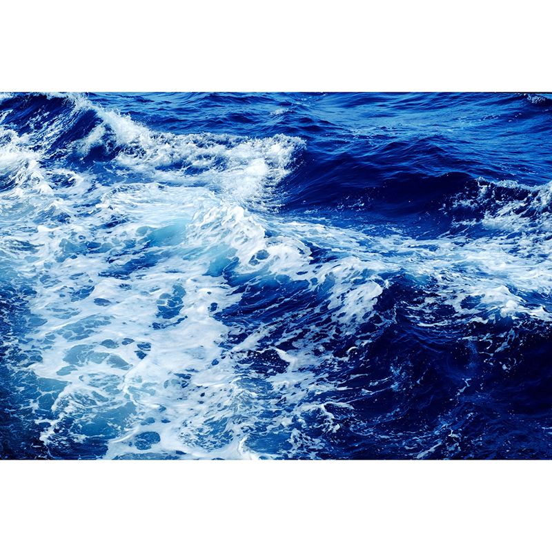 Modern Style Mural Wallpaper Sea Wave Eco-friendly Indoor Wall Mural