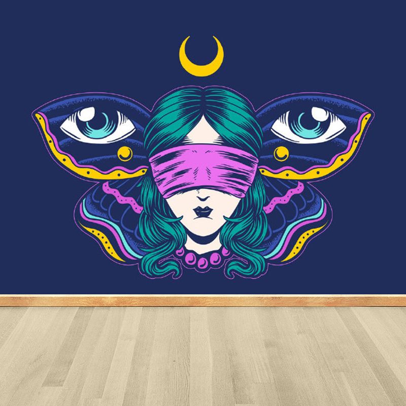 Illustration Magical Pattern Wall Mural Giant Wall Covering for Dining Room, Custom