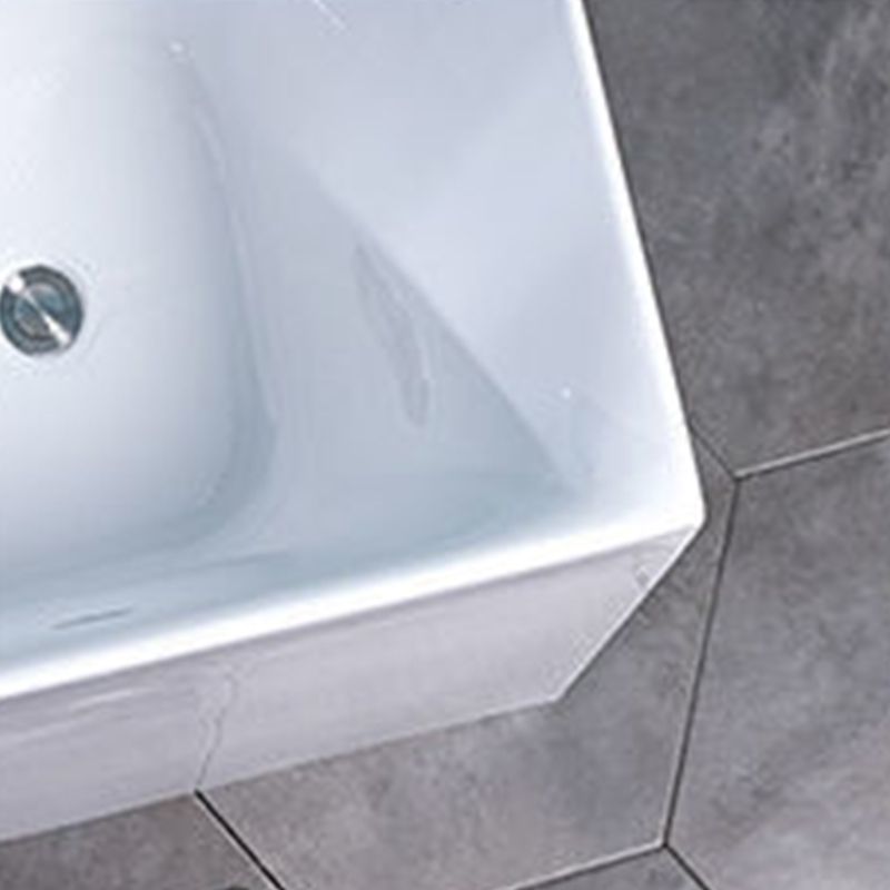 Soaking Freestanding Bath Tub Modern Style Acrylic Bathroom Bathtub