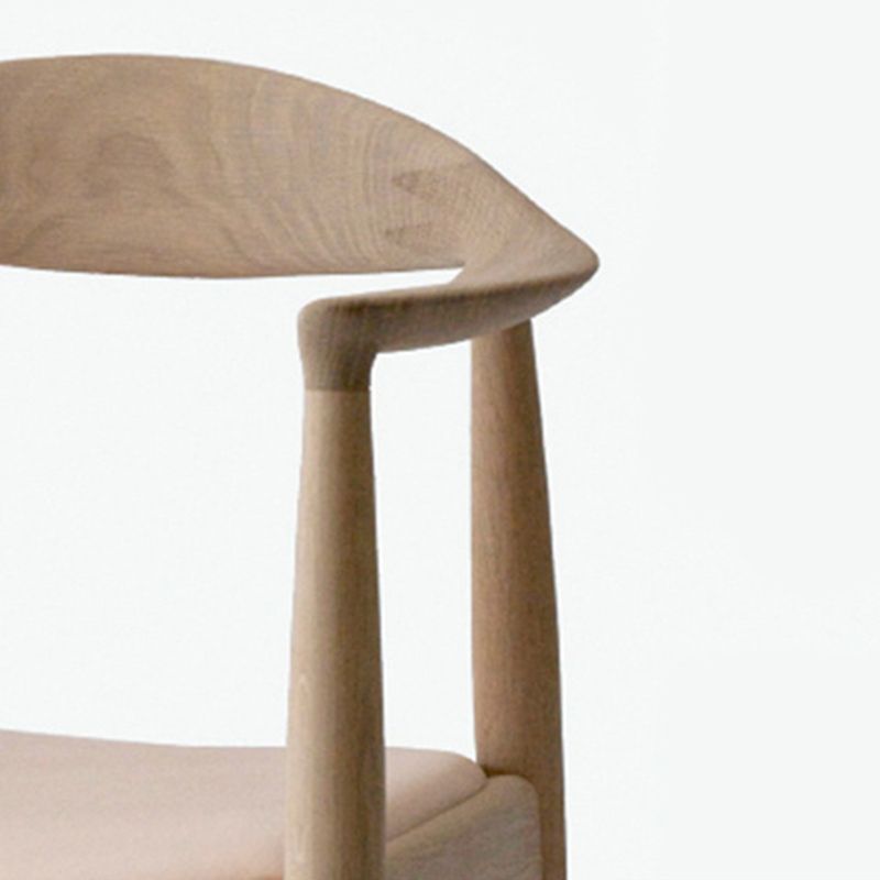 Wood Side Dining Arm Chairs Contemporary Open Back Dining Side Chairs