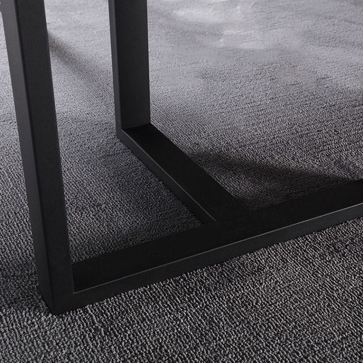 Black Double Pedestal Dinette Set 1/4/5 Pieces Indoor Designer Dining Table Set