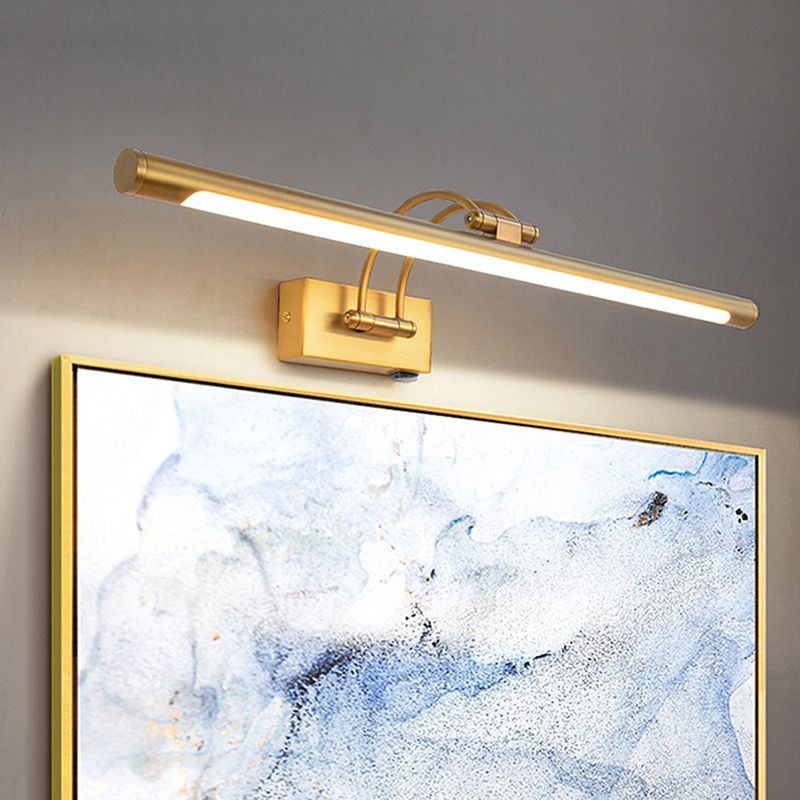 Modern Minimalist Style Cylindrical Vanity Wall Light Fixtures Metal Vanity Lights for Toilet