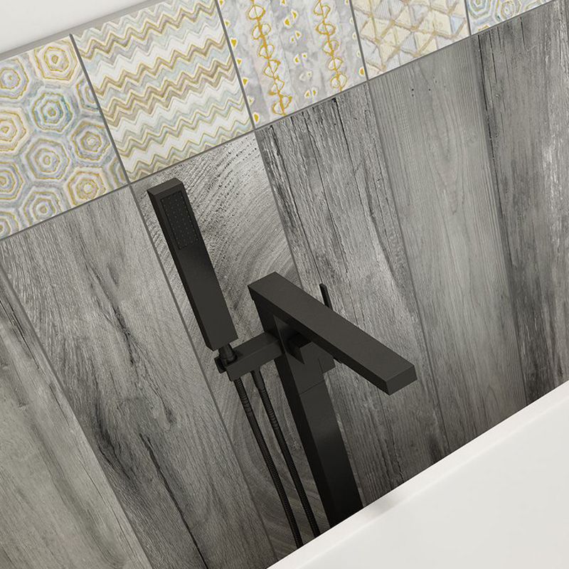 Bathroom Modern Acrylic Small Tub with Left-Hand Drain Bathtub