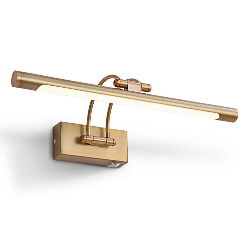 Modern Minimalist Style Cylindrical Vanity Wall Light Fixtures Metal Vanity Lights for Toilet