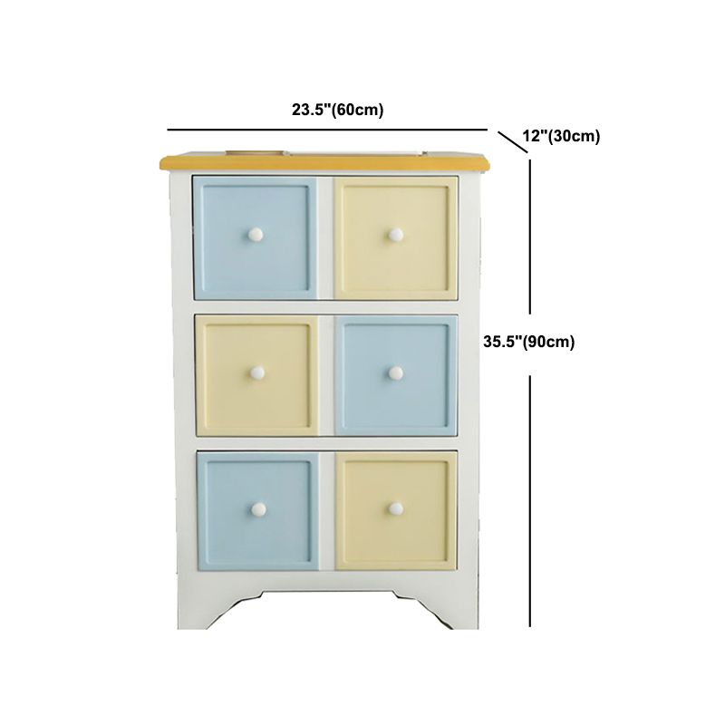 Contemporary 3/4 Drawers Wooden Chest, Rectangle Accent Chest