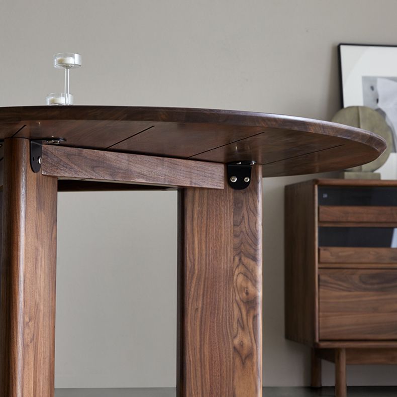 Dinner Kitchen Table Dining Room Round Wood Top Dining Table