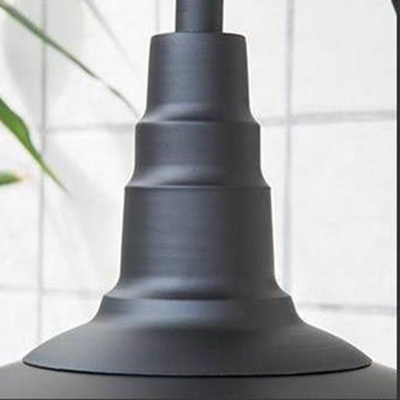 Fun a monte industriale a monte industriale di foglie di illuminazione a parete ombreggiata in metallo