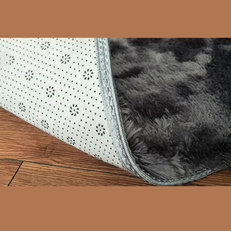 Multicolor Modern Area Carpet Polyester Solid Indoor Rug Non-Slip Backing Carpet for Living Room