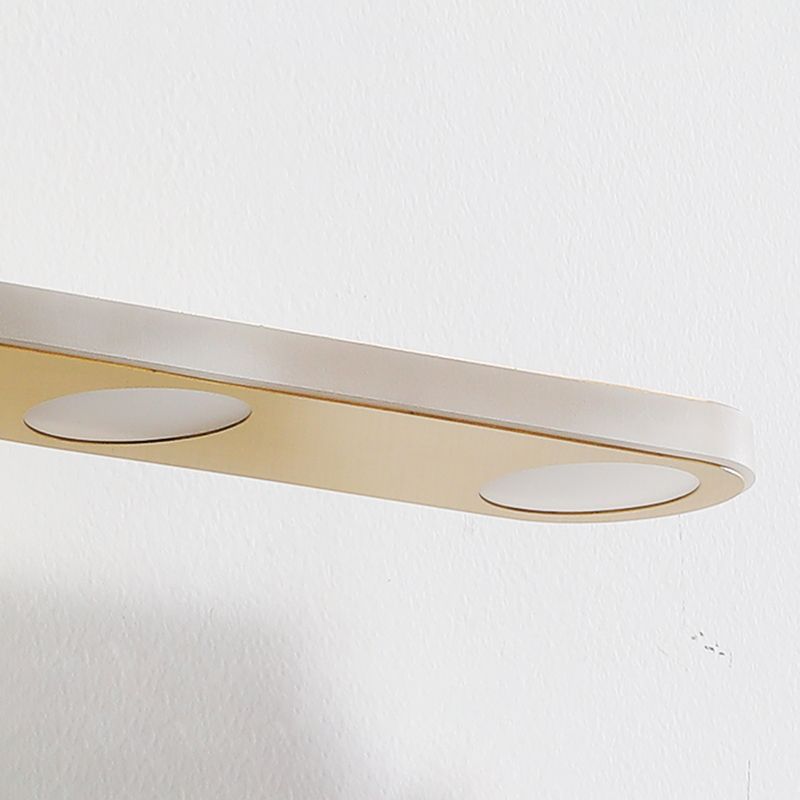 Stile semplice moderno tutta la luce di vanità per vanità in rame lampade per vanità a LED per bagno con doccia