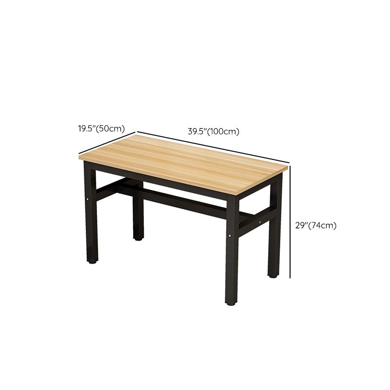 Industrial Restaurant Rectangle Legs Dining Table and Dining Chairs