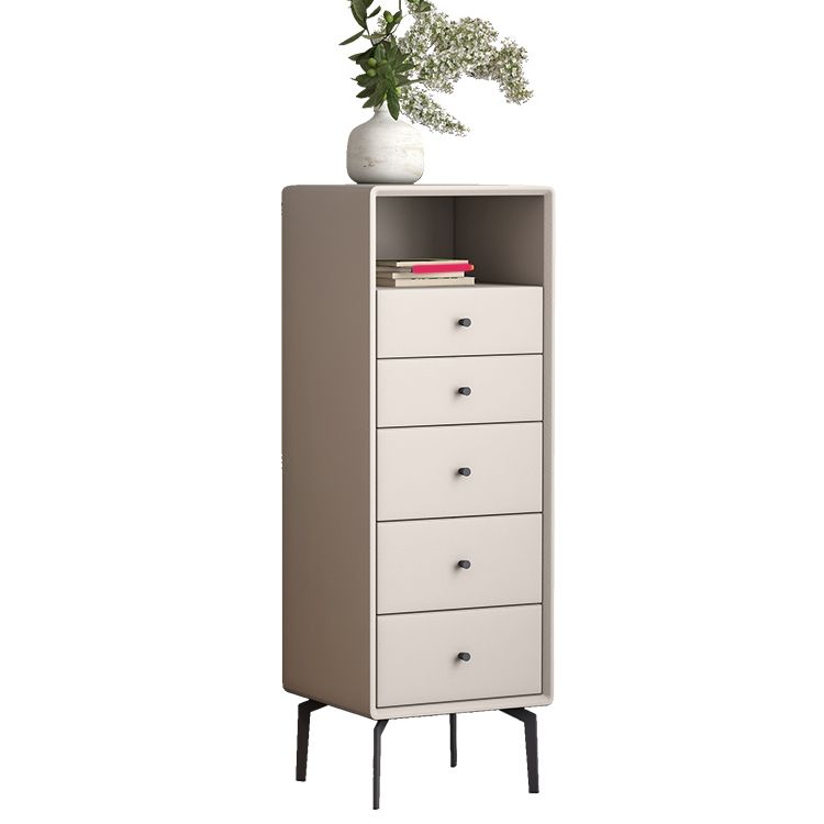 Lingerie Chest Metal Legs Contemporary Chest with Drawers for Bedroom