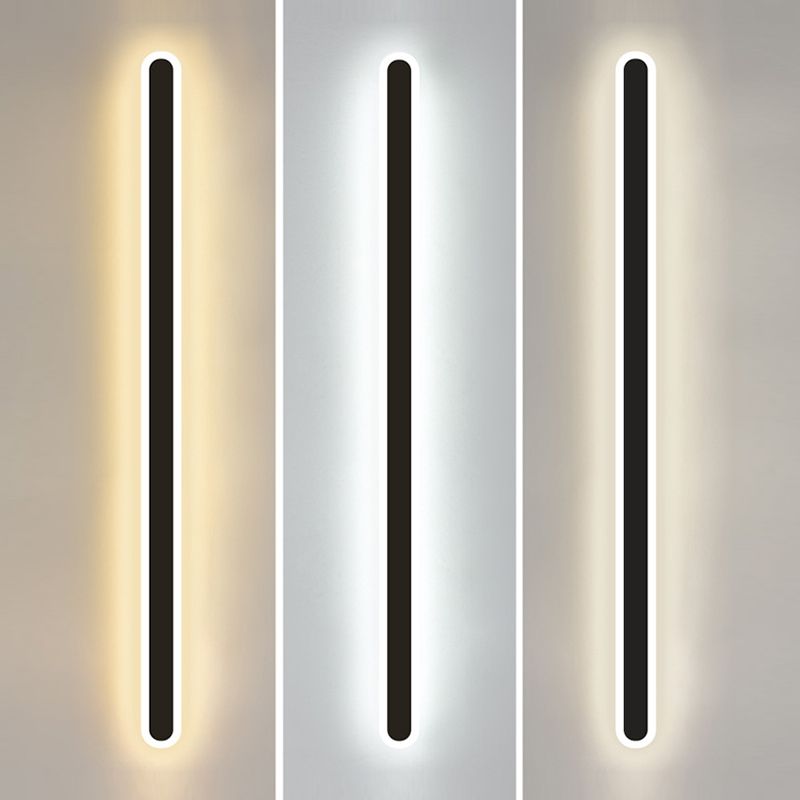 Metall lineare Wandleuchten moderner Stil 1 Leichte Wandmontagelampe