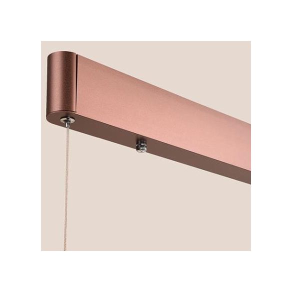 Contemporary 1/2/3-Light Ceiling Pendant Light with Crystal Shade Brown Ring LED Chandelier Lamp for Dining Room