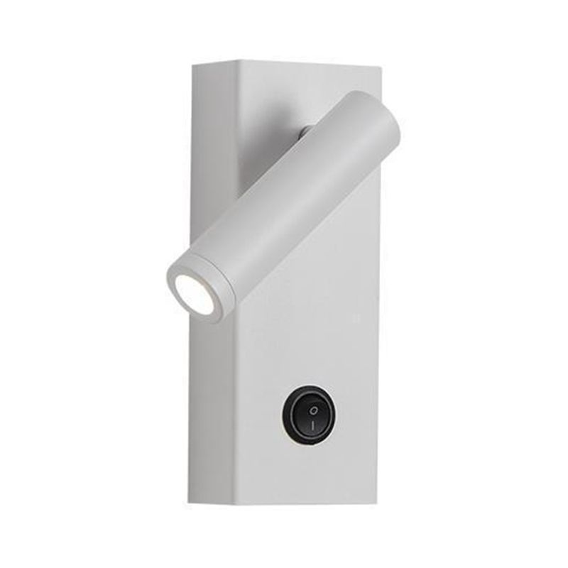 White/Black Modern Single Wall Mounted Sconce LED Metal Wall Light