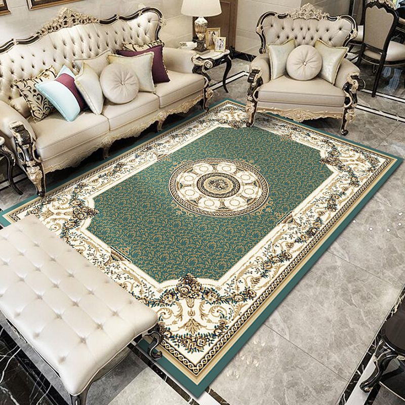 Fancy Victoria Rug Alfombra floral multicolor antideslizante lavable alfombra apta para mascotas para sala de estar
