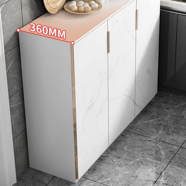 Glam Style Sideboard Table with Locking Drawers Storage Sideboard for Dining Room