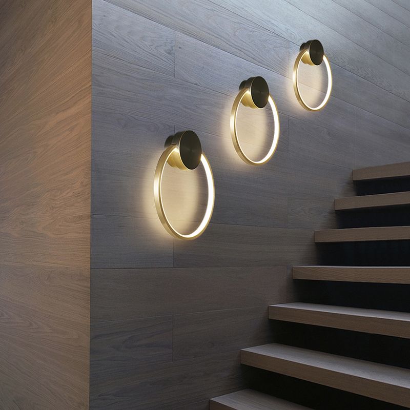 Geometrische Form Metallwandbeleuchtung moderne ein Lichtwandmontageleuchte