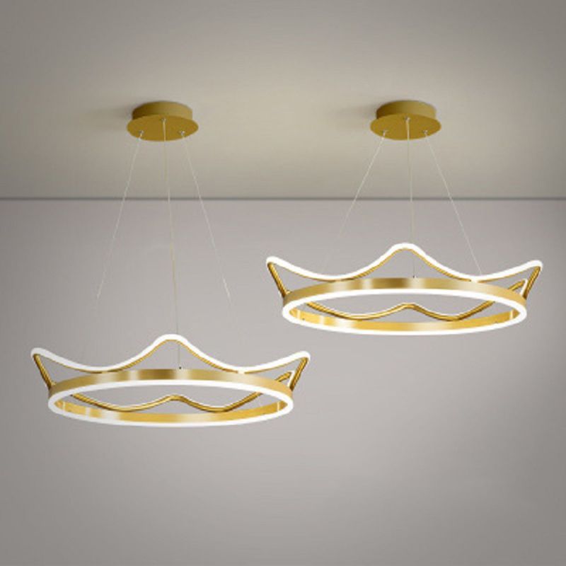 Ultra-moderne Kronleuchterleuchte Acrylhängelampe mit hängenden Kabel für Schlafzimmer