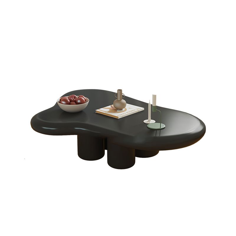 Scandinavian Wooden Coffee Table Free form 3 Legs Coffee Table Set