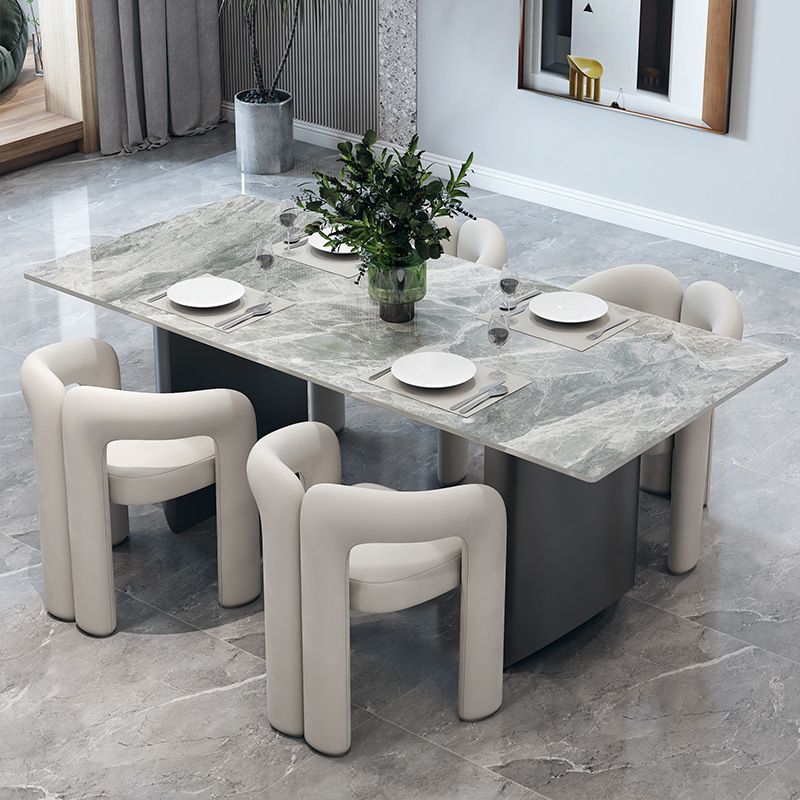 Designer Style Velvet Meeting Room Arm Chair Open Matte Finish Dining Chair