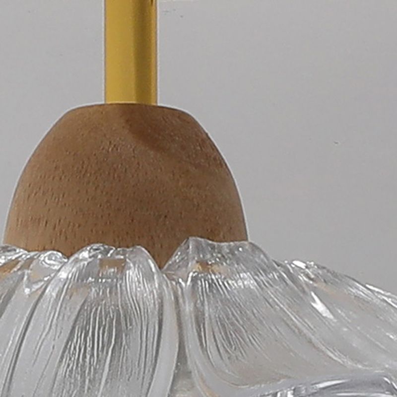 Modern Simple Wooden Ceiling Light Bell Shape Ceiling Lamp for Bedroom