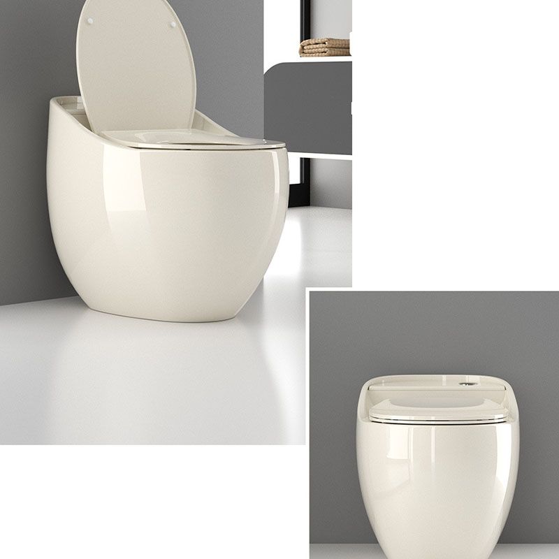 Round Siphon Type Household Toilet Small Apartment Large-caliber Silent Toilet