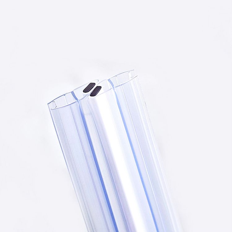 Transparent Shower Bath Door Double Sliding Tempered Shower Doors