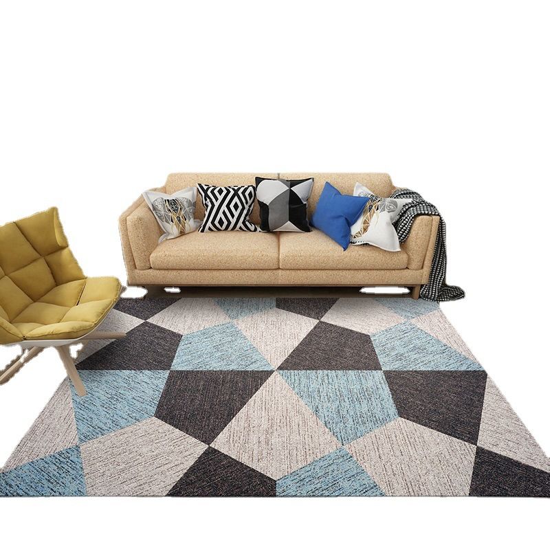 Gorgeous Carpet Trendy Polyester Area Rug Living Room Area Carpet with Non-Slip Backing