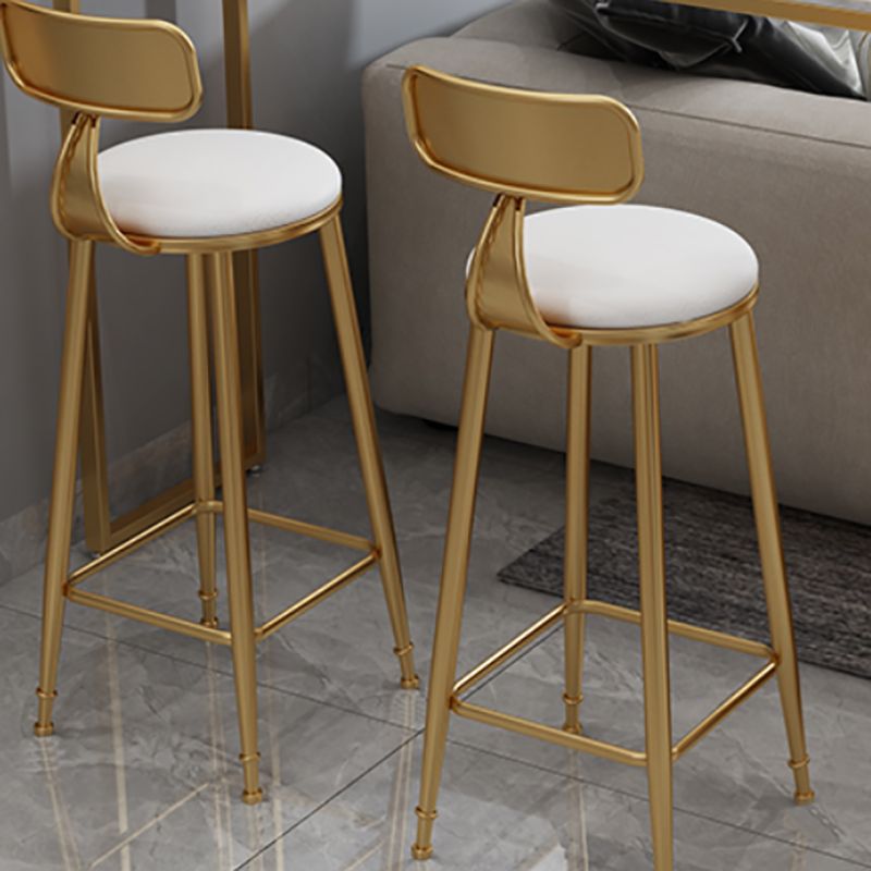 Modern Bar Table Set 1/3 Pieces Faux Marble Counter Table with Upholstered Stools