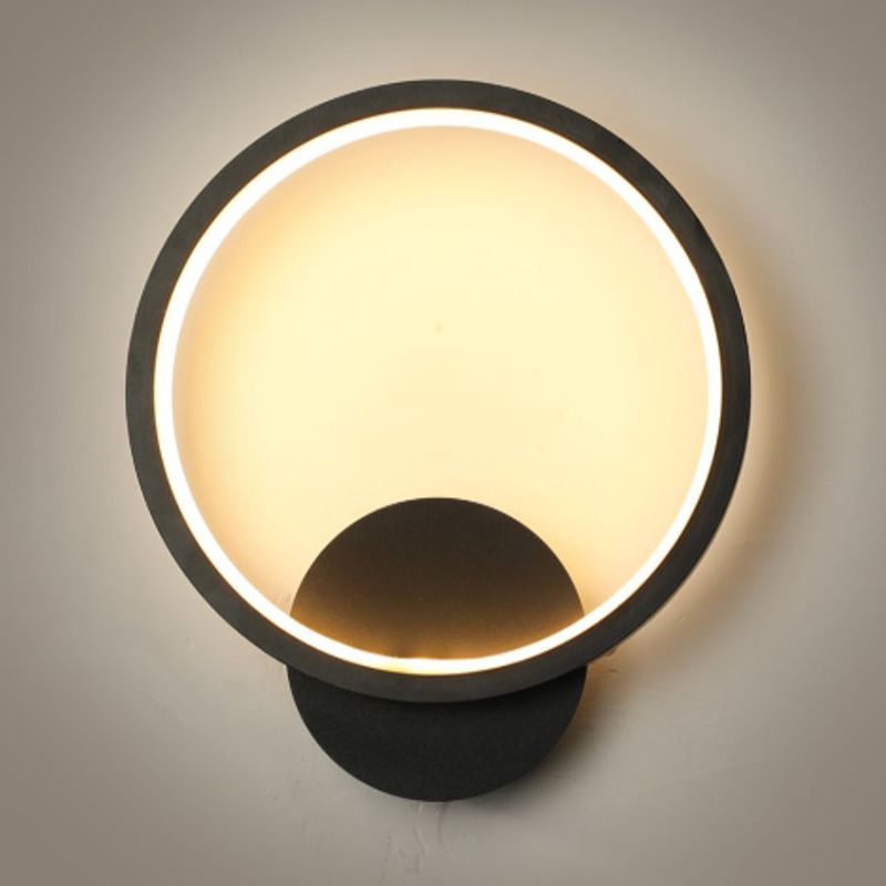 Linear Shape Metal Wall Light Modern Style Single Light Wall Mount Lighting