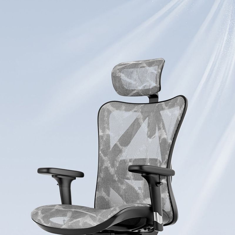 High Back Executive Desk Chair Modern Adjustable Arm Swivel Office Chair