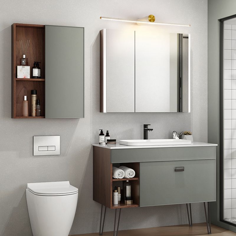 Modern Mirror Front Lighting LED Wall Mounted Light with Silicone Shade