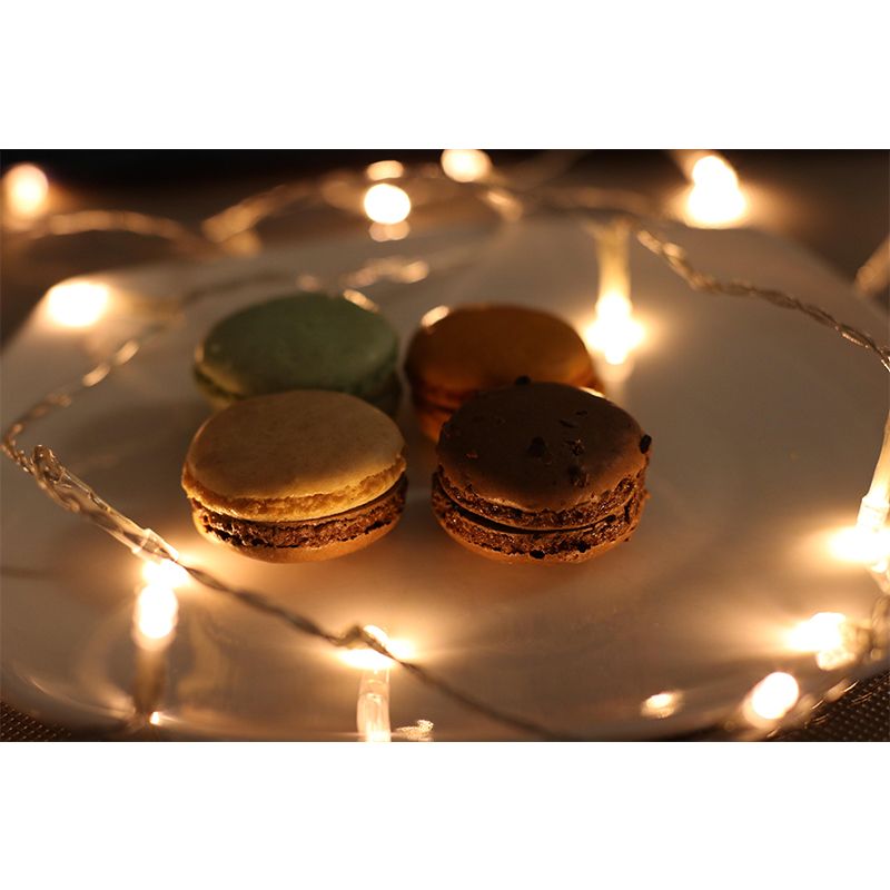 Sweet Macaron Painting Mural Contemporary Decorative Commercial Use Wall Covering