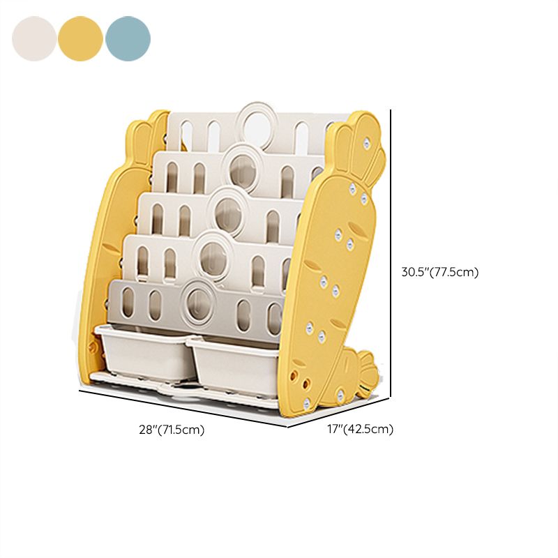 Scandinavian Children's Bookshelf Closed Back Freestanding Book Display