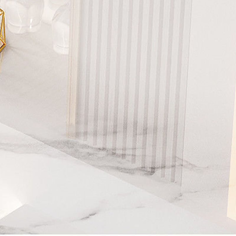 Extendable Stone Dining Table Steel Base Contemporary Dinner Table for Home