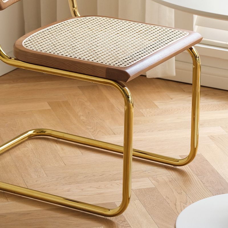 16.54" Wide Scandinavian Style Single Sofa Chair Fixed Backed Armless Chair