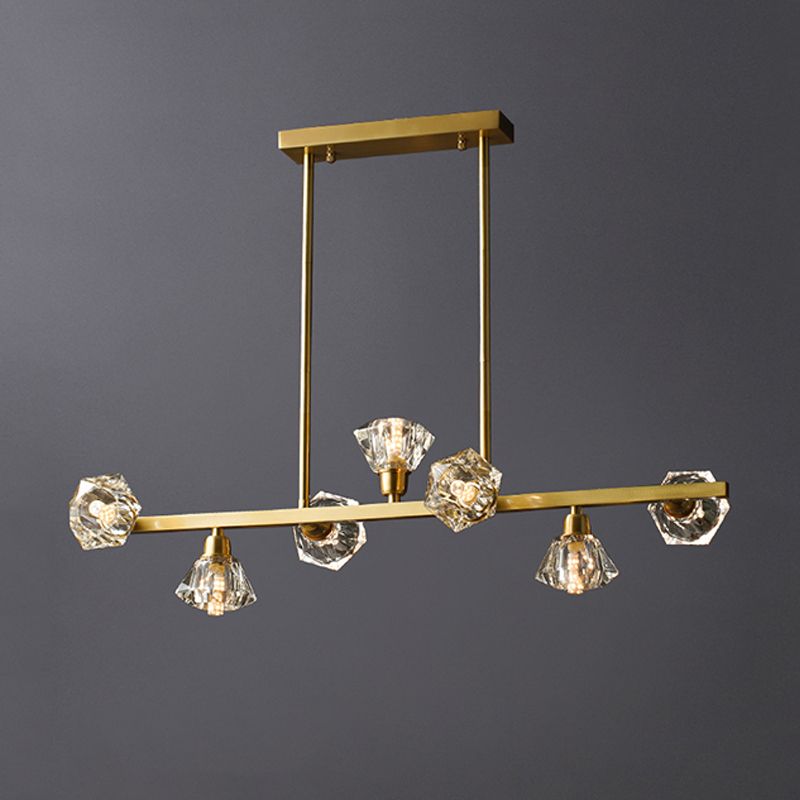 Modern Style Island Light Crystal Hanging Light for Dining Room