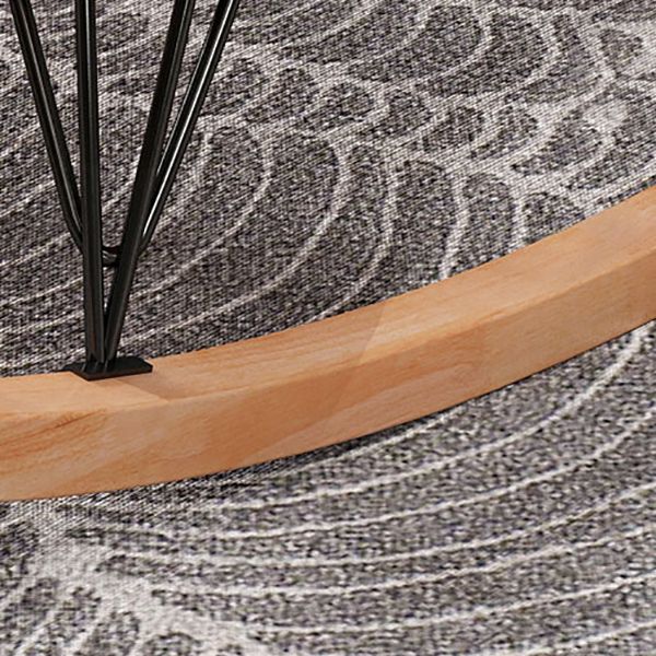 Contemporary Upholstered Leisure Rocking Chair Hotel Chaise Family Lazy Chair