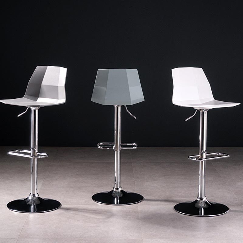 Industrial Adjustable Height Bar Stool Metal Bar Stool for Kitchen