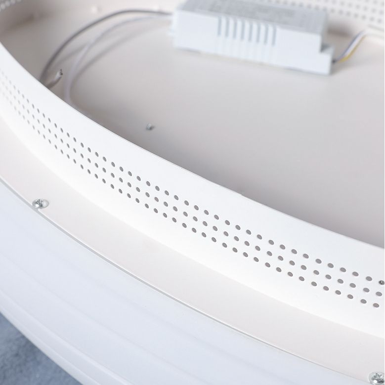 Kunststof kiezelvormige inbouw Cartoon LED witte plafondlamp voor slaapkamer