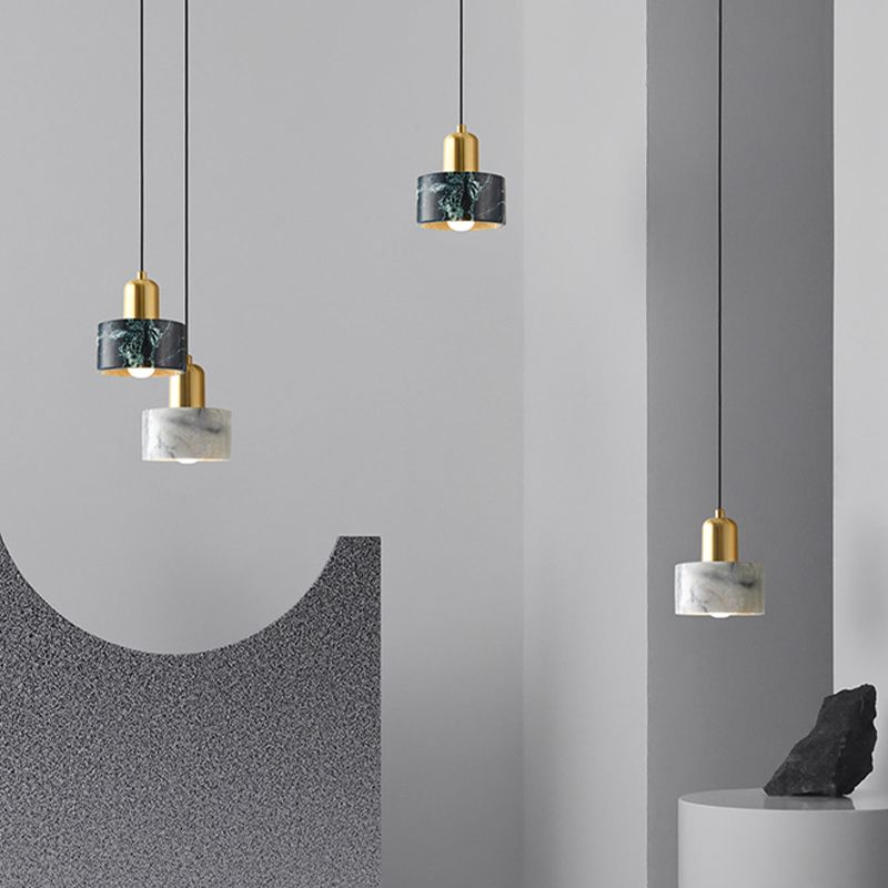 Marble Minimalist Pendant Light Household Hanging Lighting Fixtures for Bedroom Kid Room