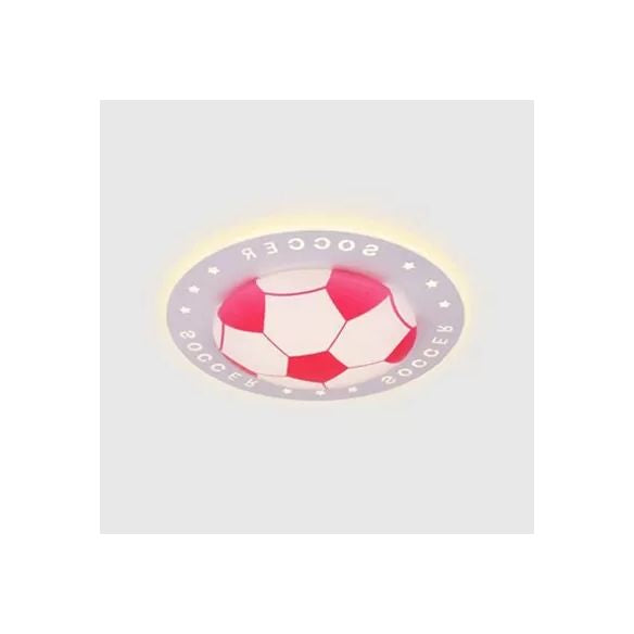 Acrilico Flat Football Flush Soffitto Light Study Room Cucina Sport Stylish Tetto Fissaggio