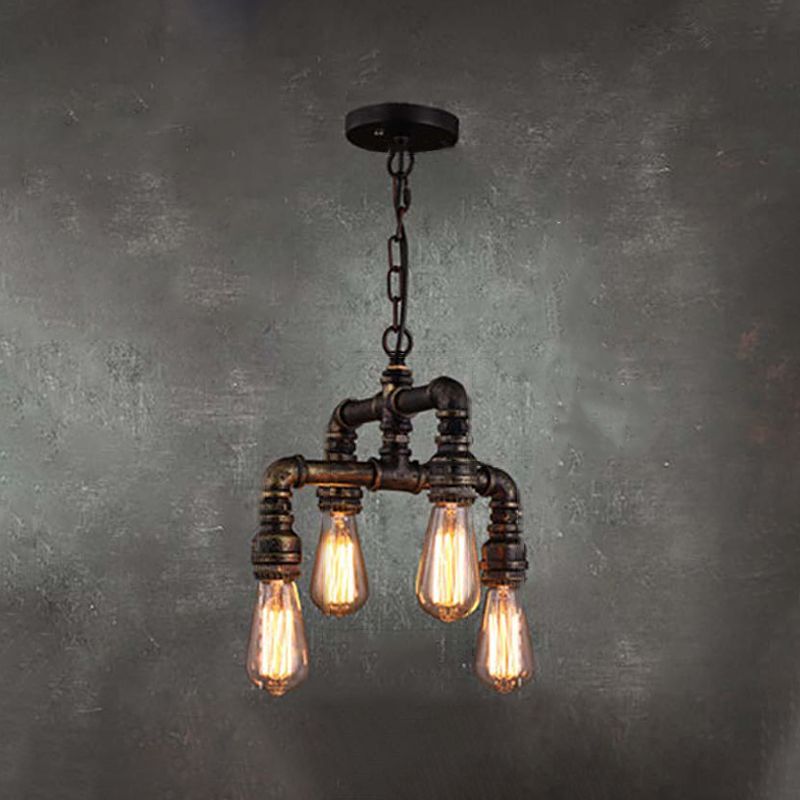 Stile caratteristico industriale Led Isola sospesa Light per la sala da pranzo del bar