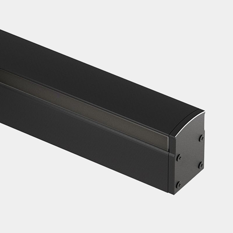 Modern Aluminum Wall Light Black Straight Shape LED Wall Sconce for Outdoors