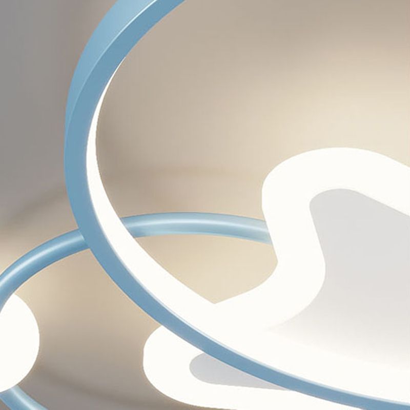 Modern Flush Mounted Ceiling Lights with Acrylic Shade LED Flush Mount Ceiling Lighting