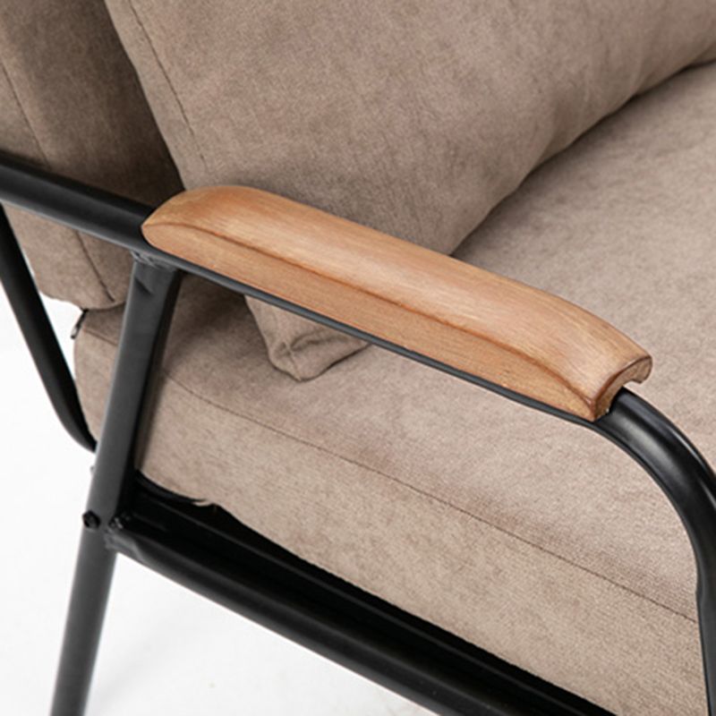 1/2-seater Sofa with Pillow Top Arm for Apartment 29.53" High