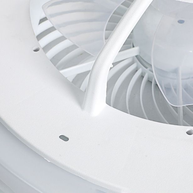 Modern Style Round Ceiling Fans Metal One Light Ceiling Light Fixture