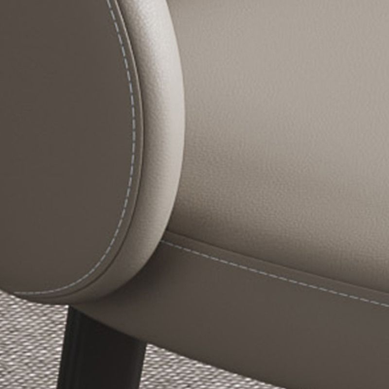 Contemporary Kitchen Dining Side Chair Upholstered Dining Chair in White