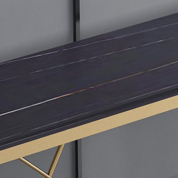 Contemporary Rectangle Console Accent Table Antique Finish Console Sofa Table